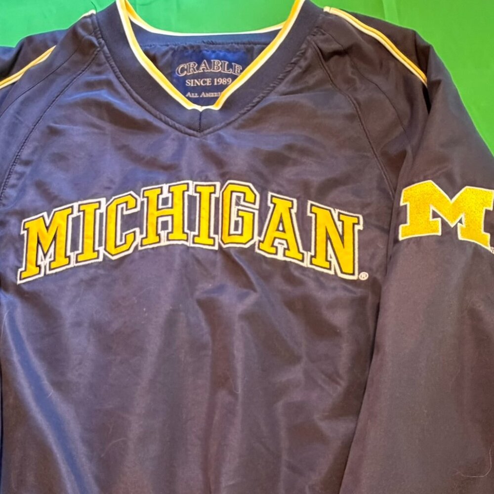 Vintage Crable University of Michigan Pullover Windbreaker